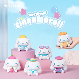 Sanrio x MOETCH ตุ๊กตาฟิกเกอร์ Cinnamoroll Fan 6 แบบ สําหรับตกแต่งโต๊ะ