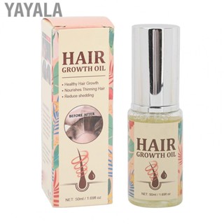 Yayala Hair Regrowth  Oil  Refreshing  Prevent Split Ends Moisturizing Strengthening Hair Thickening Oil 50ml  for Home