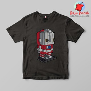 เสื้อยืด พิมพ์ลาย ULTRAMAN LEGO สําหรับเด็กผู้ชาย และเด็กผู้หญิง อายุ 1-9 ปี