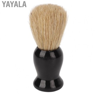 Yayala Beard Brush  Synthetic Easy To Foam Portable Shaving Beard Brush Soft  for Home for Travel