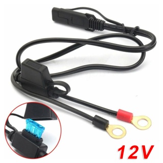 ⚡READYSTOCK⚡Battery Charger Cable Black Weatherproof Connector Dustproof Replacement