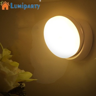 Lumiparty โคมไฟ LED ชาร์จสาย USB มีโมชั่นเซนเซอร์ สําหรับติดผนัง ตู้เสื้อผ้า ทางเดิน ทางเดิน