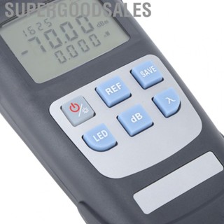 Supergoodsales Optical Power Meter Optic Fiber Attenuation Tester with  Lamp ‑70‑10dbm 10 Wavelengths