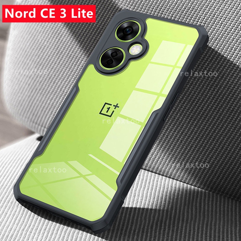 One plus Nord CE 4Lite Clear Shockproof Casing For Oneplus Nord CE 4 3 CE3 CE4 Lite NordCE3Lite NordCE4Lite 5G Slim Transparent Acrylic Soft TPU Silicone Phone Case Camera Protect Hard Back Cover