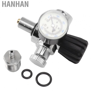 Hanhan M18x1.5 Pressure Gauge   Oxidation 6000psi Diving Tank Pressure Gauge Double Scale  for Measuring