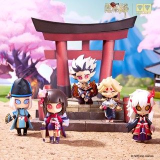 ของแท้ Onmyoji Mystery Box ตุ๊กตาอนิเมะ One-Bullet Generation Game สําหรับตกแต่งโต๊ะ