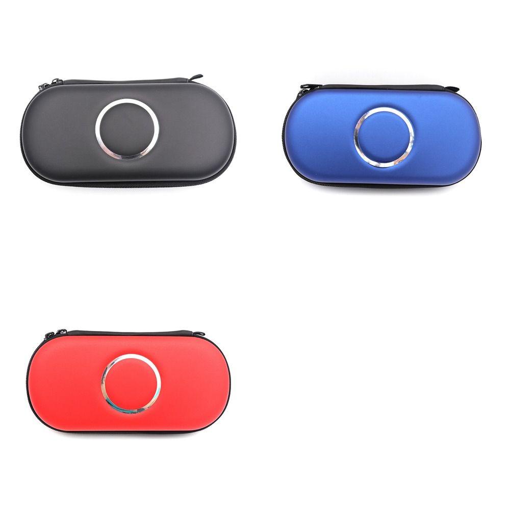 AUGUSTINA PSP กระเป๋าเก็บ Anti Static สีแดง/สีดํา/สีฟ้าป้องกันกระเป๋าเดินทางสําหรับ PSP1000 2000 3000 Anti-Shock EVA Hard Case