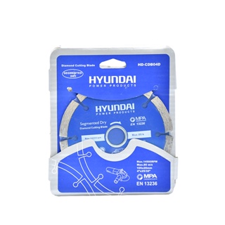 HYUNDAI ใบตัดคอนกรีต ใบตัดแห้ง 4" HD-PT-CDB04D