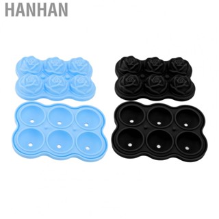 Hanhan 6 Rose Ice Cubes Tray Rose Ice Tray  Grade for Party