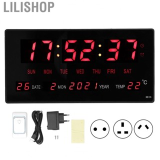 Lilishop Digital Clock Large Display Electronic Calendar Clock With Indoor Temp Hot