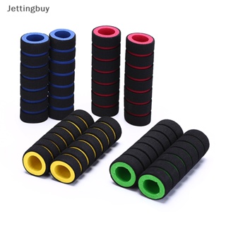 [Jettingbuy] ปลอกฟองน้ํา กันลื่น สําหรับแฮนด์บาร์รถจักรยาน รถมอเตอร์ไซค์ 2 ชิ้น