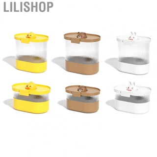 Lilishop Rice Box  Damp Proof Sealed Cover Rice Bucket Thickened  for Flour