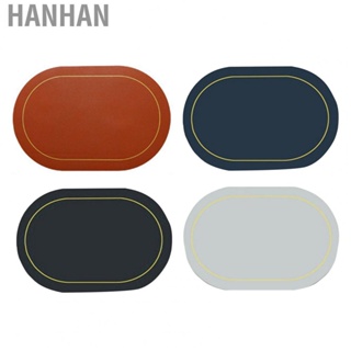 Hanhan Home Bowl Placemat  Dinner Bowl Pad Safe Non Slip Oil Proof Decorative 2Pcs  for Hotel for Party