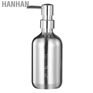 Hanhan Hand Pump Dispenser  PP Electroplating Ins Style Refillable Functional Easy To Clean  Dispenser  for Bathroom for Kitchen