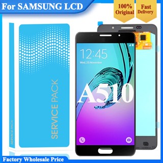 Super AMOLED จอแสดงผล LCD 5.2 นิ้ว พร้อมหน้าจอสัมผัสดิจิทัล สําหรับ SAMSUNG Galaxy A5 2016 A510 A510F A510M A510FD