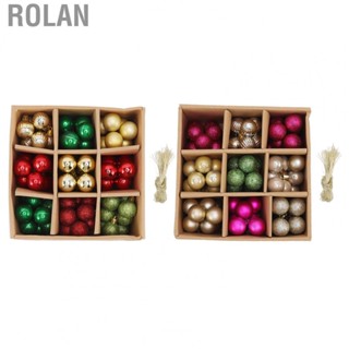 Rolan Christmas Tree Ball Baubles  Decorative Christmas Ball Ornaments Colorful  for Garden Dinners