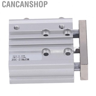 Cancanshop Compact Guide Cylinder Slide Bearing Pneumatic Cylinder Double Acting M5 Thread