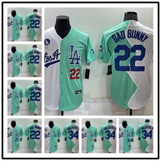 เสื้อกีฬาเบสบอล Mlb Dodgers สําหรับผู้ชาย22345010เสื้อกีฬา ปักลาย Elite Edition Fan