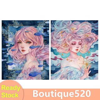 ชุดปักครอสสติตช์ 11CT ลายสีน้ํา DIY [boutique520.th]