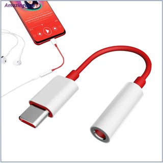 Amaz อะแดปเตอร์เชื่อมต่อสายหูฟัง Usb Type-c เป็นแจ็คหูฟัง Aux 3.5 มม.