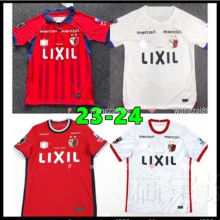 เสื้อกีฬาแขนสั้น ลายทีมชาติฟุตบอล Kashima Antlers Jersey 23-24 ชุดเหย้า และเบอร์ Jepun J League