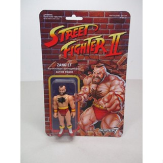 Super7 CAPCOM STREET FIGHTER II ZANGIEF ACTION FIGURE REACTION MOC