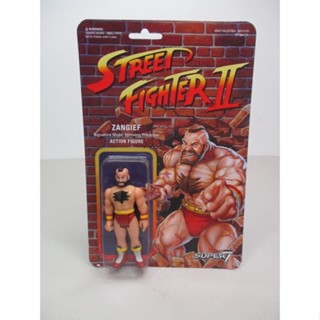 Super7 CAPCOM STREET FIGHTER II ZANGIEF ACTION FIGURE REACTION MOC