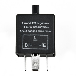 ⚡READYSTOCK⚡vehicles 3-pin Electronic Black Nice For LED turn signal light Led Cars Relay