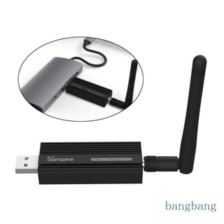 Bang ZBDongle-P อะแดปเตอร์สะพาน Zigbee 3 0 Gateways พร้อมเสาอากาศ สําหรับ Smart Home Zigbee Bridge USB Dongle Plus Wireelss