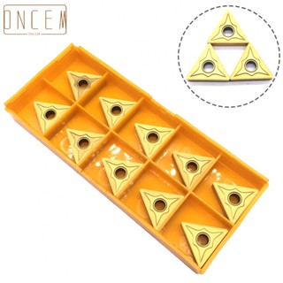 【ONCEMOREAGAIN】Carbide Inserts Multipurpose 10pcs Carbide IC907 Impact Resistance CNC