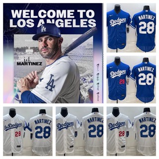 Los Angeles Dodgers J. D. Martinez เสื้อยืดเบสบอลบุรุษ