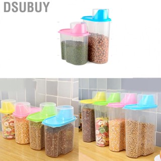 Dsubuy Storage Container Cereal Grain Box PP Multifunctional Airtight Dry for Home Kitchen