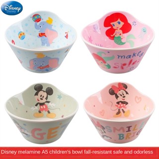 ของแท้ Disney ชามเมลามีน พอร์ซเลน กันตก สําหรับใส่ซุป ข้าว เด็กทารก ใช้ในครัวเรือน 0618