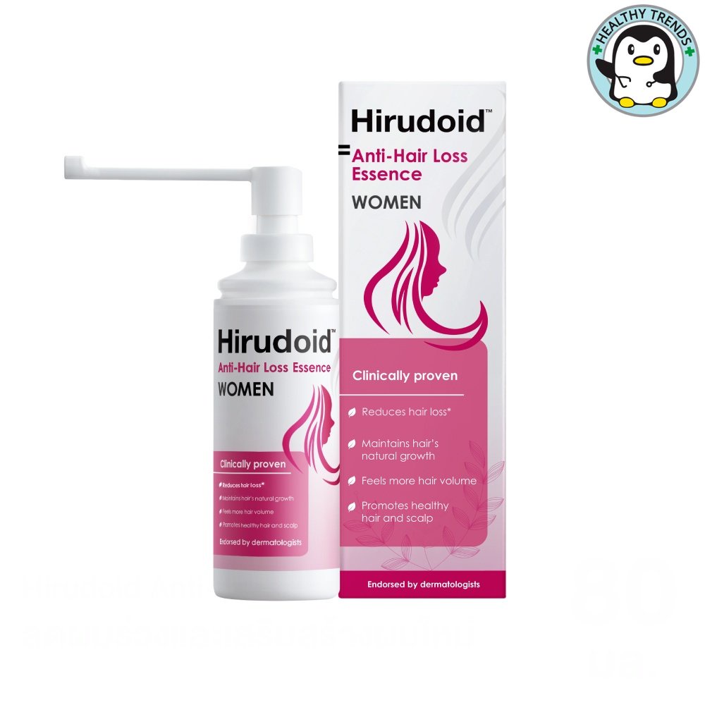Hirudoid Anti Hair loss essence Women 80 ml ฮีรูดอยด์ แอนตี้ แฮร์ลอส เอสเซนส์ สูตรสำหรับผู้หญิง [HT]