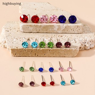 [highbuying] ใหม่ ชุดต่างหู ประดับมุกคริสตัล สําหรับผู้หญิง พร้อมส่ง