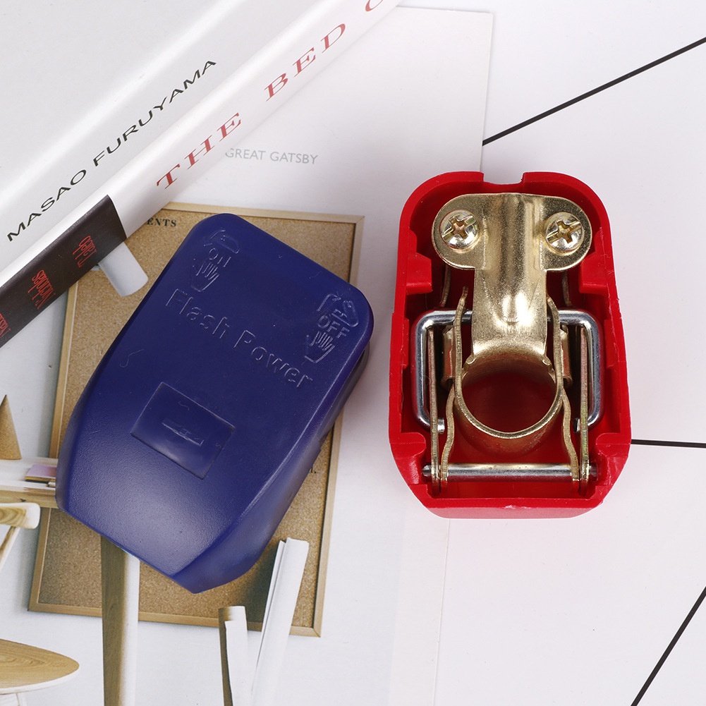 ขั้วแบต ขั้วแบตทองเหลือง ปลดง่าย ป้องกันไฟรั่ว สวิตช์ปิด - เปิด ขั้วแบตรถยนต์ ขั้วแบตเตอรี่ ขั้วแบตเตอรี่รถยนต์ทองเหลือง - รูปที่ 6