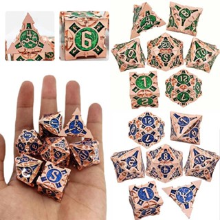 New 7pcs Polyhedral Dice Sets For D&amp;d DND Table Games Accessory Dice Set