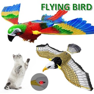 New Teasering Hanging Interactive Cat Toys Simulation Bird Electric Flying Bird