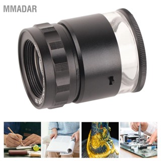 MMADAR Illuminated Jewellers Loupe 6 LEDs 10X แบบชาร์จไฟได้ 28 มม. Field LED Magnifier สำหรับเหรียญ