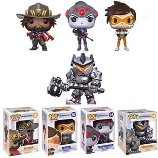 Ow Funko pop Overwatch โมเดลฟิกเกอร์แอกชัน MCCREE 182 TRACER 92 Widowmaker 94 สําหรับตกแต่งสํานักงาน