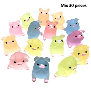 30pcs Garden Landscape Gift Cute Home Decoration Durable Party Portable Assorted Colors Resin Ornament