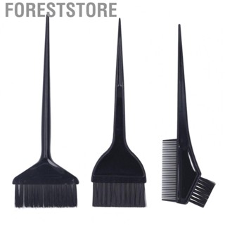 Foreststore Hair Coloring Comb Brush  Pointed End 3pcs for Barber Salon