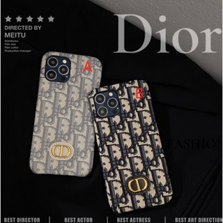 เคสโทรศัพท์มือถือ ลายฉลาก DIOR3 สําหรับ iphone14 13 pro max 14 14pro 14plus 13 12 11 promax x xr xs max 7 8plus