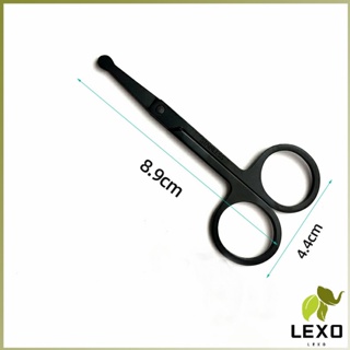 LEXO กรรไกร ตัดขนจมูก  ตัดเล็ม ตัดขนคิ้ว สแตนเลส  ใช้ได้หลายอย่าง beauty scissors