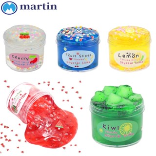 Martin ของเล่นดินน้ํามัน สไลม์ผลไม้ เนย นิ่ม ยืดหยุ่น ไม่เหนียวติด สีรุ้ง Diy สําหรับเด็ก