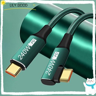 LILY สายชาร์จ USB C Type-C แบบชาร์จเร็ว สําหรับแท็บเล็ต แล็ปท็อป โทรศัพท์มือถือ