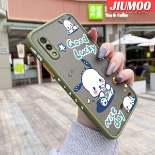 เคสโทรศัพท์มือถือ ซิลิโคนใส ขอบสี่เหลี่ยม กันกระแทก ลายการ์ตูน Pochacco สําหรับ Xiaomi Redmi 7 7A