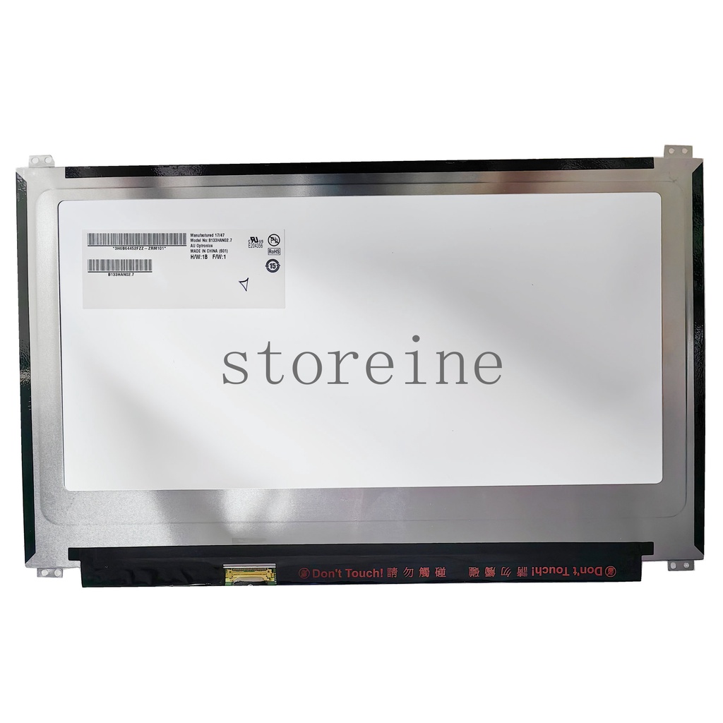 B133HAN02.7 fit B133HAN02.1 13.3 Slim 30PIN eDP 1920X1080 up + down สกรูรู LED LCD SCREEN