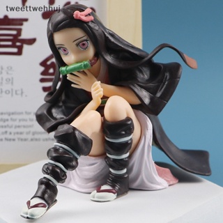 โมเดลฟิกเกอร์ PVC อนิเมะ Demon Slayer Nezuko Seated Kneeling Pose ของเล่นสําหรับเด็ก