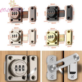 【COLORFUL】Door Bolt Latch Buckle Silver/Black/Gold/Red Bronze Zinc Alloy+Iron Caravans